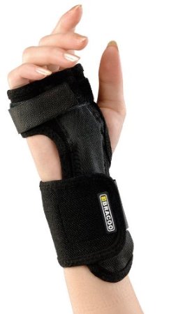 Bracoo Breathable Wrist Splint, One Size, Black