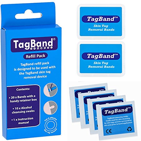 TagBand Refill Band Pack for Skin Tag Remover Device