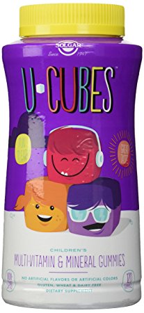 Solgar U-Cubes Children's Multi-Vitamin & Mineral Gummies, 120 Count