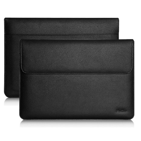 Apple iPad Pro 9.7 Case Sleeve, ProCase Wallet Sleeve Case for 9.7 inch iPad Pro tablet, Compatible with Apple Smart Keyboard and Apple Pencil, with Document Pocket and Pen Holder (Black)