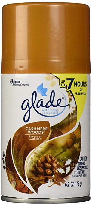 Glade Automatic Spray Refill-Cashmere Woods-6.2 Oz