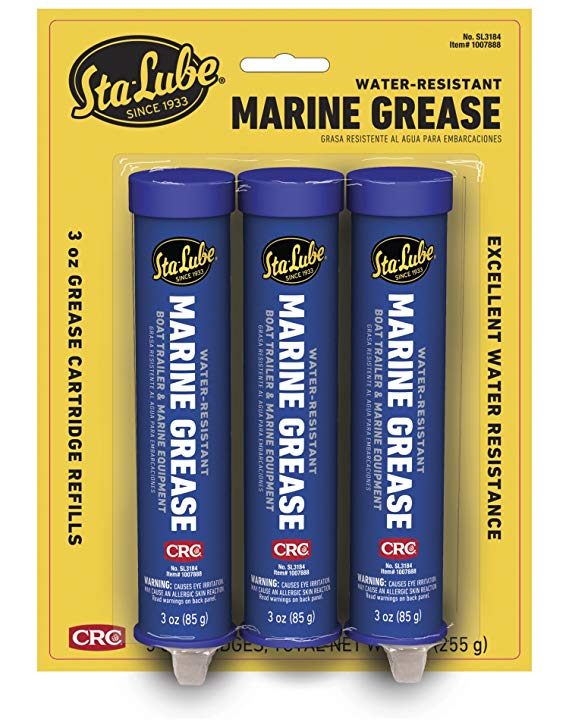 CRC SL3184 Marine Grease for Boat Trailer and 4x4 Wheel Bearing, 3oz Cartridge