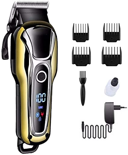 Household Shaver Clippers Mute Rechargeable Cordless Electric Hair Clippers 20ML Multi-functional Waterproof Man's Grooming Kit Beard Trimmer Kit Body Groomer Kit Mustache Trimmer Precision Trimmer