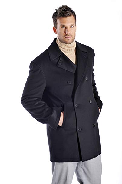 Men's Cashmere Pea Coat