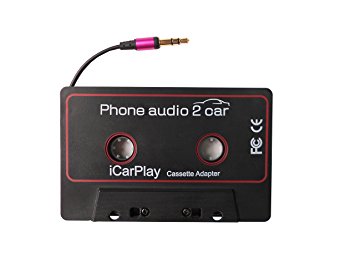 WeRecord iCar play Cassette Tape Adapter, phone audio 2 car