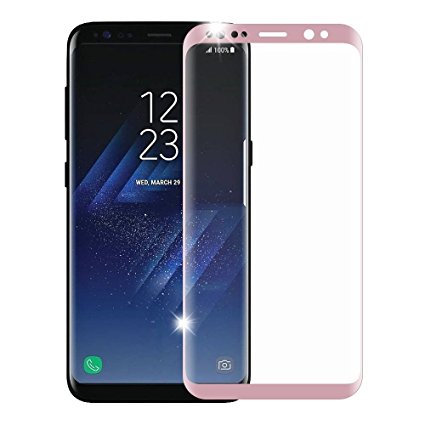 Galaxy S8 Plus Screen Protector, Mybat Clear Tempered Glass LCD Screen Protector Shield Guard Film For Samsung Galaxy S8 Plus S8 , Rose Gold