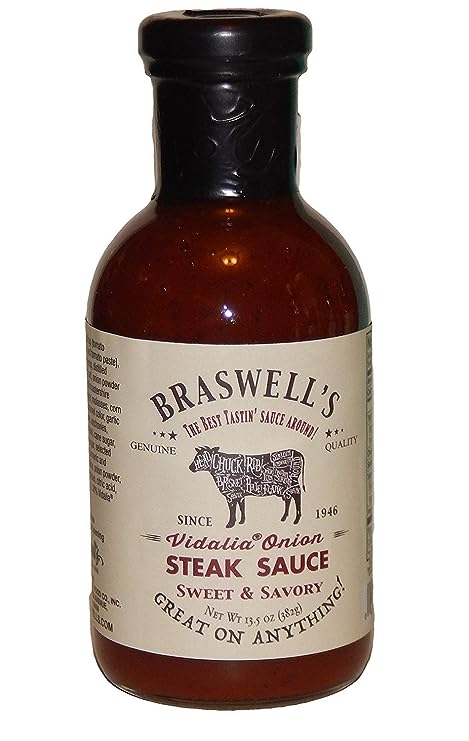 Braswells Vidalia Onion Steak Sauce 13.5 Ounce