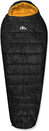 iClimb 3M Thinsulate Insulation Mummy Sleeping Bag with Compression Sack Ultralight Compact Warm Washable 3 Season for Adults Indoor Outdoor Backpacking Camping Hiking