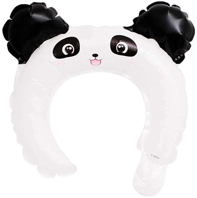 Pack of 20 Cartoon Animal Headband Balloons for Kids Theme Birthday Party Decorations,Panda