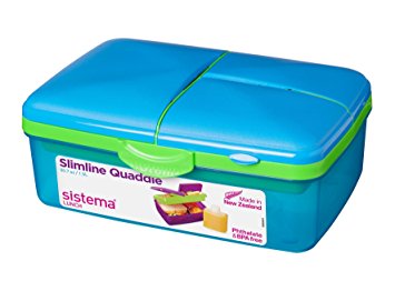 Sistema Lunch Slimline Quaddie, 1.5 L - Blue/Green