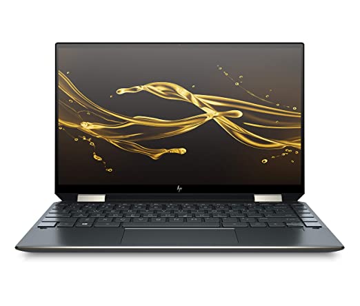 HP Spectre x360 Core i5 10th Gen 13-inch FHD Touchscreen Laptop (8GB/512 GB SSD/Windows 10/MS Office 2019/Nightfall Black/1.27 kg), 13-aw0204TU