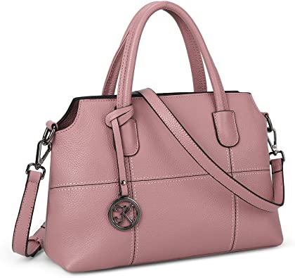 Kattee Genuine Leather Handbags for Women, Soft Hobo Satchel Shoulder Crossbody Bags Ladies Purses