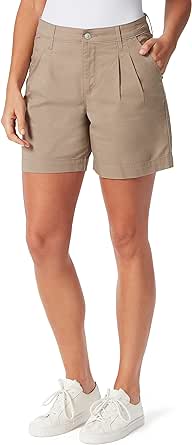 Gloria Vanderbilt Women's High Rise 6" Inseam Pleated Short