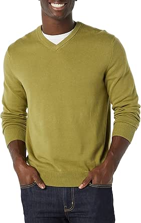 Amazon Essentials Men's V-Neck Sweater (Available in Big & Tall)