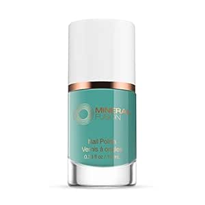 Mineral Fusion Nail Polish, Teal Blue, Real Teal Real Teal 0.33 Fl Oz (Pack of 1)