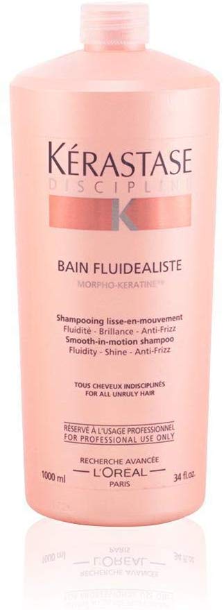 Kerastase Discipline Bain Fluidealiste Smooth-in-motion Shampoo (for All Unruly Hair), 34 Oz