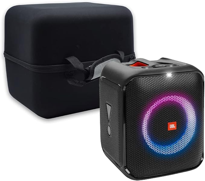 JBL PartyBox Encore Essential Portable Party Speaker Bundle with gSport Case (Black)