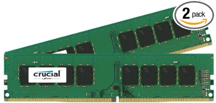 CRUCIAL TECHNOLOGY 16GBx2 32GB Kit, DDR4 2133 MT/s DIMM 288 (CT2K16G4DFD8213)
