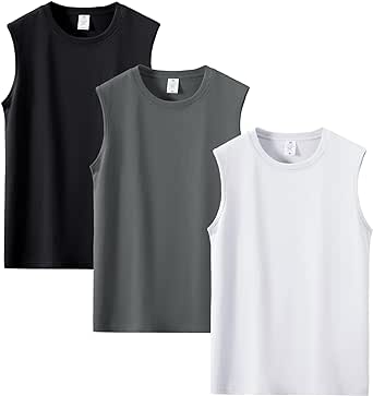 HOTIAN Tank Top Herren Ärmelloses Shirt Fitness Achselshirt Sport Ärmelloses Funktionsunterhemd Sommer Outdoor Funktionsshirt