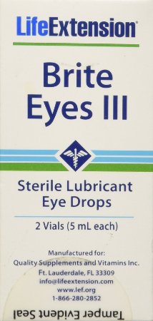 Life Extension Brite Eyes 2 Vials (5 Ml Each), Healthcare / Health Care