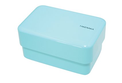 Takenaka 12-1203-33 Rectangle Bento Box, Light Blue