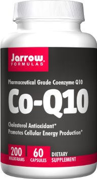 Jarrow Formulas Co-Q10 Promotes Cellular Energy Production 200 mg 60 Caps