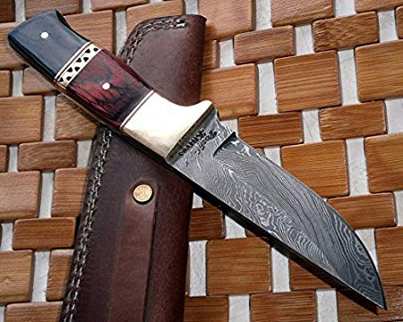 Poshland BC-ST-31 Custom Damascus Steel Knives- Ideal for Hunting & Bushcraft
