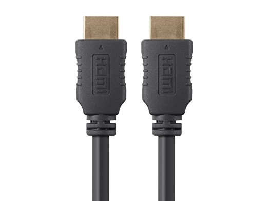 Monoprice Select Series High-Speed HDMI Cable 4 Feet Supports Ethernet, 3D, 4K and Audio Return - Black