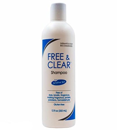 Pharmaceutical Specialties Free and Clear Shampoo 12 oz Sensitive Skin