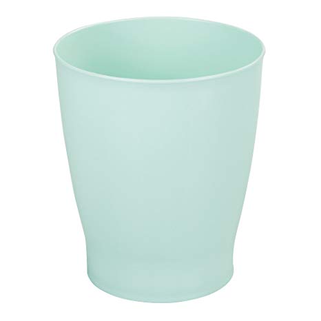 InterDesign Franklin Wastebasket Trash Can - Mint Green