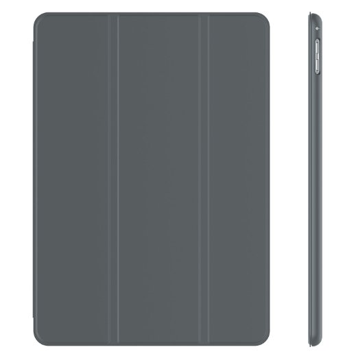 iPad Pro 9.7 Case, JETech® the New iPad Pro 9.7 Smart Case Cover for Apple iPad Pro 9.7" 2016 Model with Auto Sleep/Wake (Dark Grey)