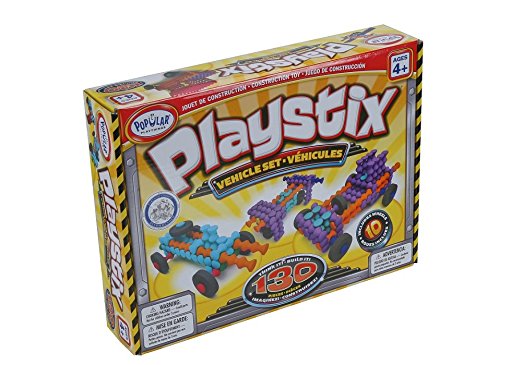 Popular Playthings Playstix Vehicles Set (130 pieces)