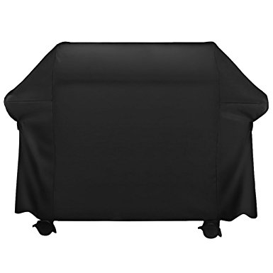OMorc Grill Cover, 64-Inch Waterproof Heavy Duty Gas BBQ Grill Cover for Weber, Holland, JennAir, Brinkmann and Char Broil