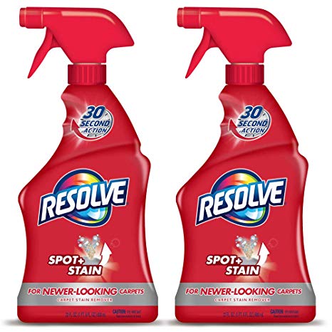 Resolve Carpet Cleaner Spray, Spot & Stain Remover, 22 oz (Pack of 2)