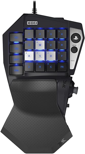 HORI Tactical Assault Commander (TAC) Mechanical Keypad for PlayStation®5, PlayStation®4, and PC  - PC-Style Keypad for FPS, MMO, and more - Officially Licensed by Sony