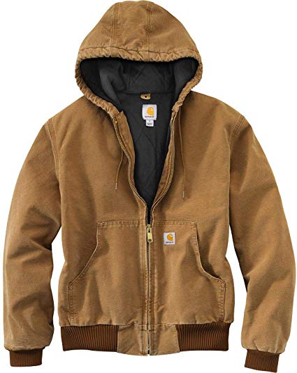 Carhartt Men's Quilted Flannel Lined Duck Active Jacket