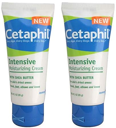 Cetaphil Intensive Moisturizing Cream with Shea Butter, 3 Ounce - 2 Pack