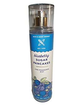 Bath & Body Works Blueberry Sugar Pancakes Signature Collection Fragrance Mist 8 Fl Oz (Blueberry Sugar Pancakes)