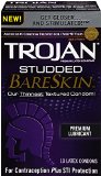 Trojan Studded Bareskin Premium Lubricated Condoms 10ct
