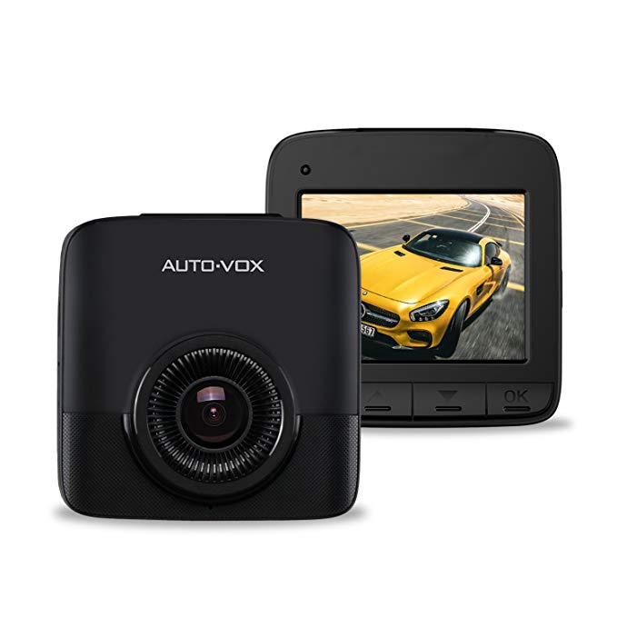 AUTO-VOX D5 Car Dash Cam 2.4" FHD 2.7K 2688x1520P Dash Cam G-Sensor F1.8 Night Vision Dash Camera 170°Wide Angle Dashboard Camera Car Video Recorder with Motion Detection, Loop Recording