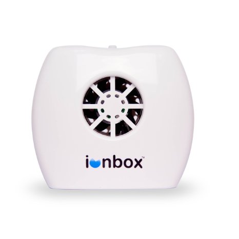 ionbox, Negative Ion Generator with Highest Output, Up to 20 Million Negative Ions Per Second, 2 in 1 Filterless Mobile Ionizer & Travel Air Purifier, USB Powered, Dual Voltage (110V/220V)