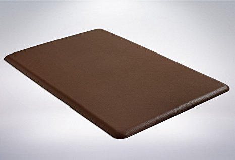 The Original 1/2" GORILLA GRIP Anti-Fatigue Comfort Mat, Ergonomically Engineered, Highest Quality Material, Non-Toxic, Waterproof, 32x20 inches (Brown)