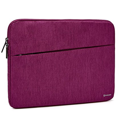 2017 Surface Book 2 13.5" Sleeve, Evecase Reinforced Shockproof Laptop Chromebook Bag Case with Accessory Pocket for Microsoft Surface Book 2 2017 13.5inch PixelSense Display - Wine Red