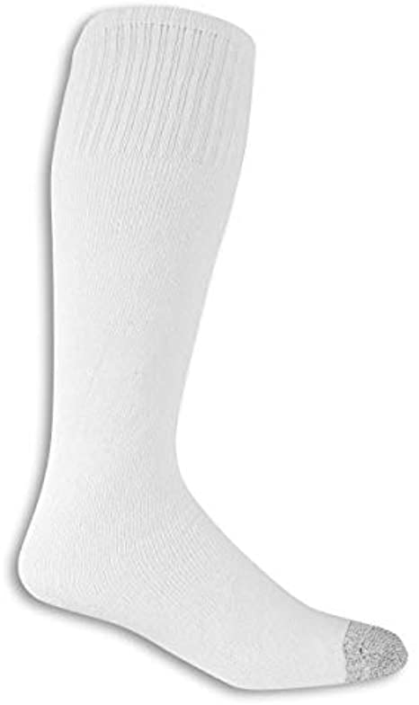 Brother Men's Cotton Work Gear Tube Socks | Cushioned, Wicking, Durable | 10 Pack, white, Shoe Size: 6-12