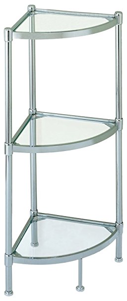 Organize It All Glacier 3 Tier Corner Shelf