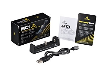 XTAR MC1 Universal Mini USB charger for 26650/14650/18650/18700/14500/16340 3.6V /3.7V Battery