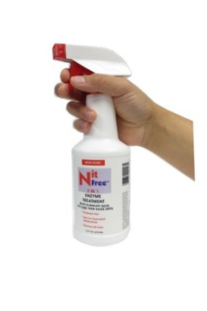 Nit Free Lice and Nit Eliminating Spray and Nit Glue Dissolver (16-Ounce)