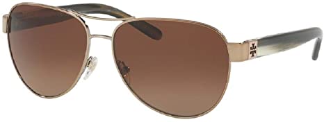 Tory Burch TY6051 Aviator Sunglasses For Women FREE Complimentary Eyewear Care Kit