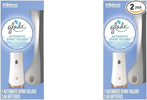 Glade Automatic Air Freshener Spray Holder, For Home and Bathroom, 1 Count (Pack of 2)