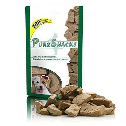 PureSnacks PureBites Beef Liver Value Size Dog Treats, 6.98-Ounce/198 Gram